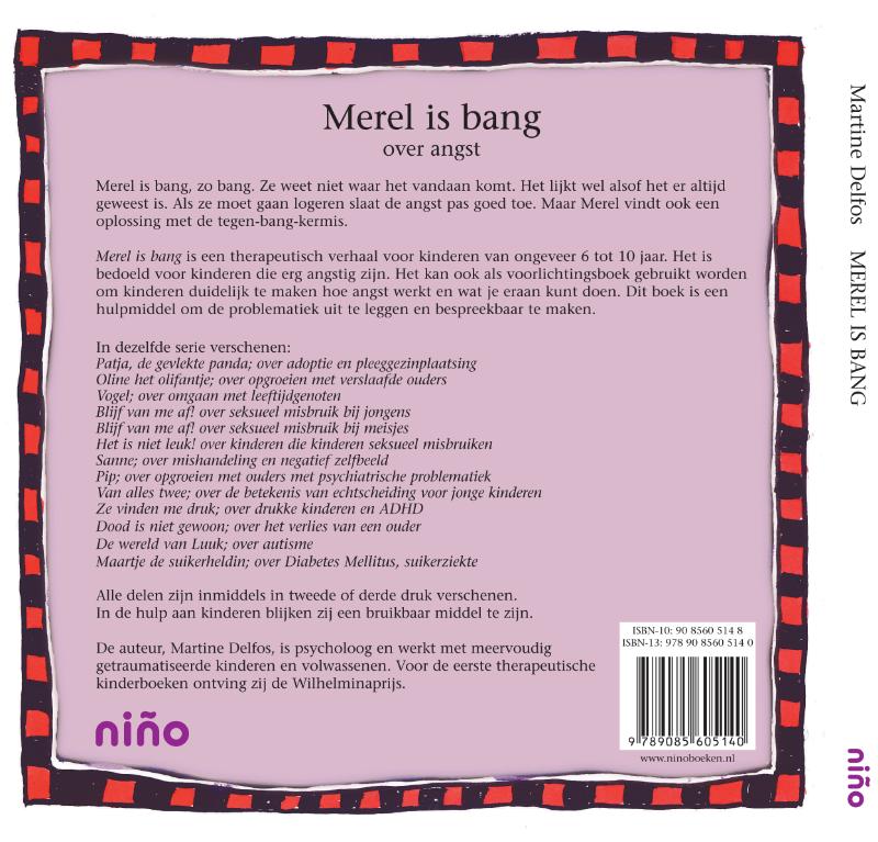 Achterkant van Merel is bang