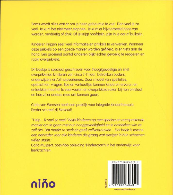 Achterkant van Help...ik voel zoveel