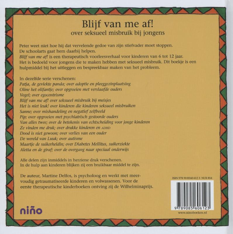 Achterkant van Blijf van me af!