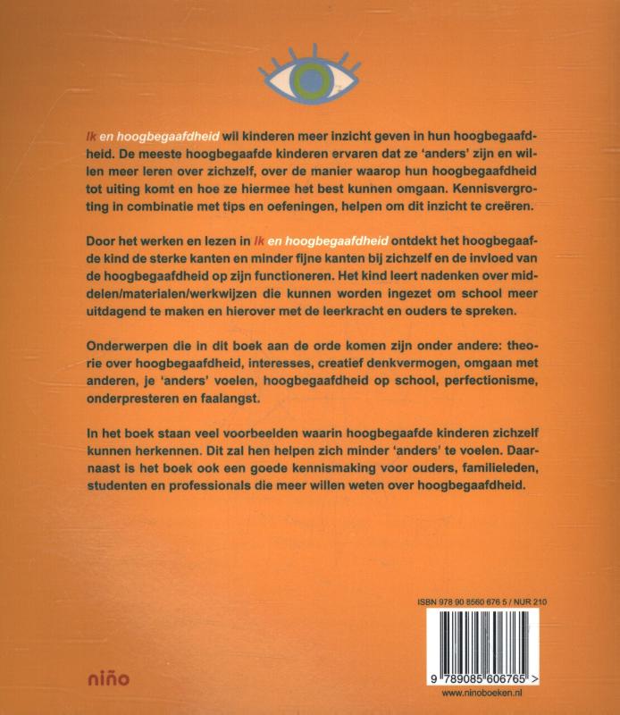 Achterkant van Ik en hoogbegaafdheid