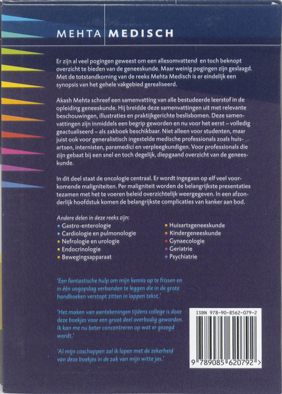 Achterkant van Oncologie