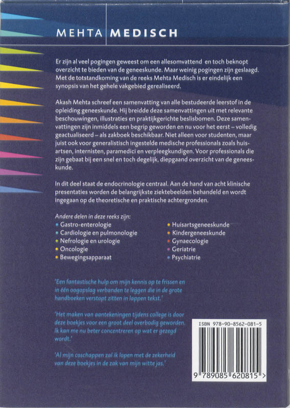 Achterkant van Endocrinologie