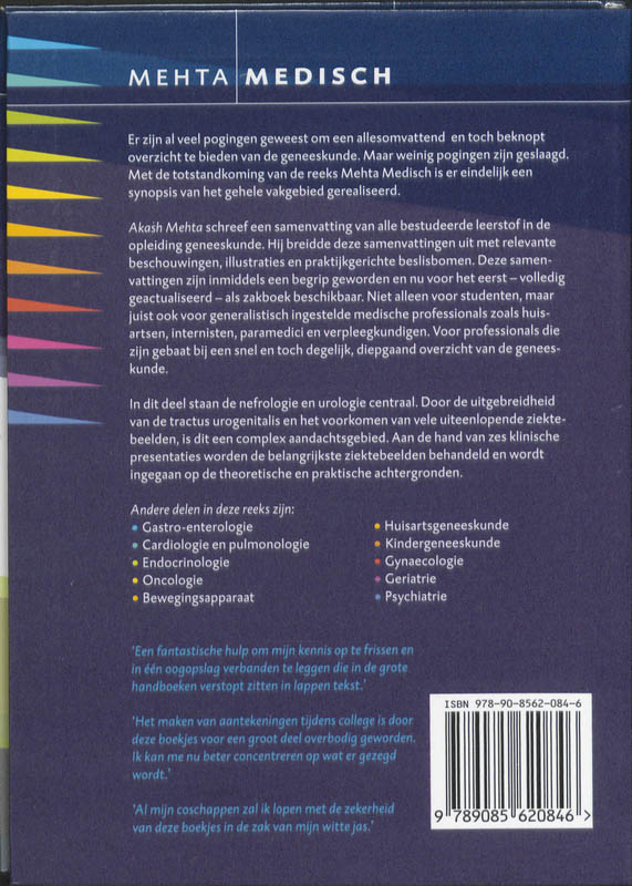 Achterkant van Nefrologie en urologie