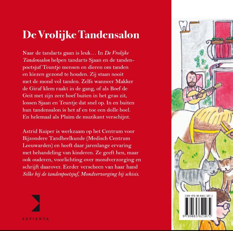 Achterkant van De vrolijke tandensalon