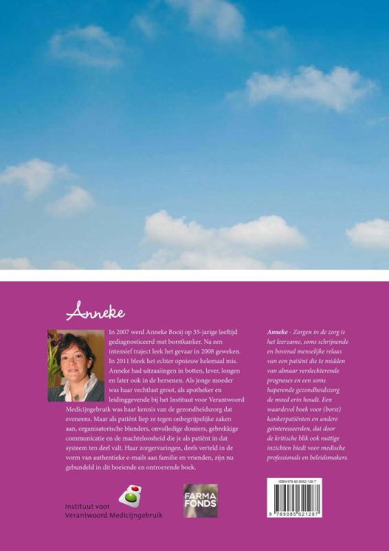 Achterkant van Anneke