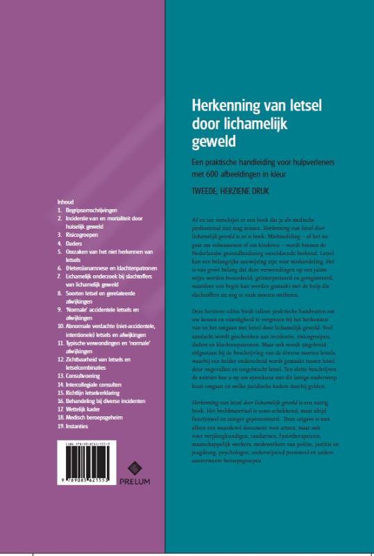 Achterkant van Herkenning van letsel door lichamelijk geweld