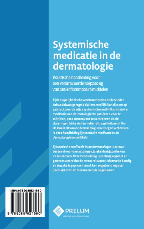 Achterkant van Systemische medicatie in de dermatologie