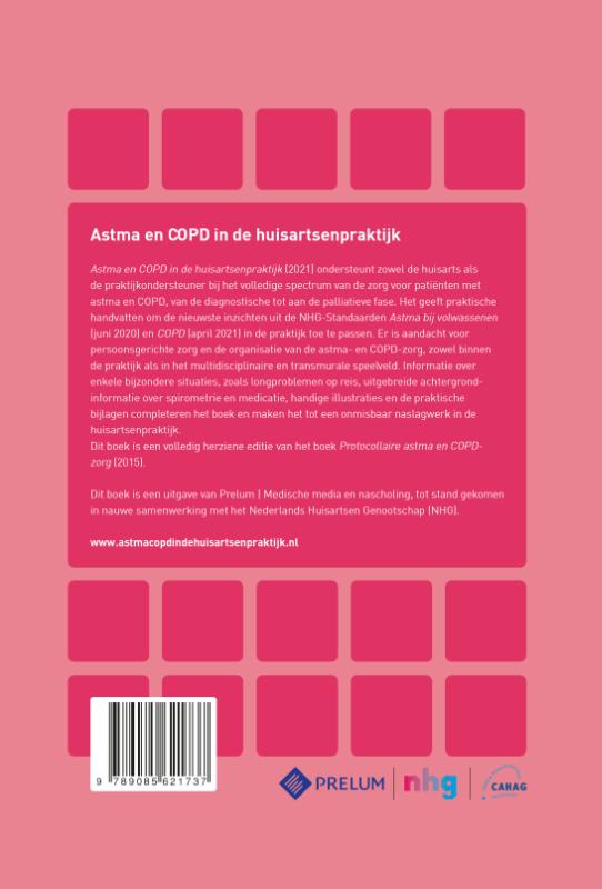 Achterkant van Astma en COPD in de huisartsenpraktijk
