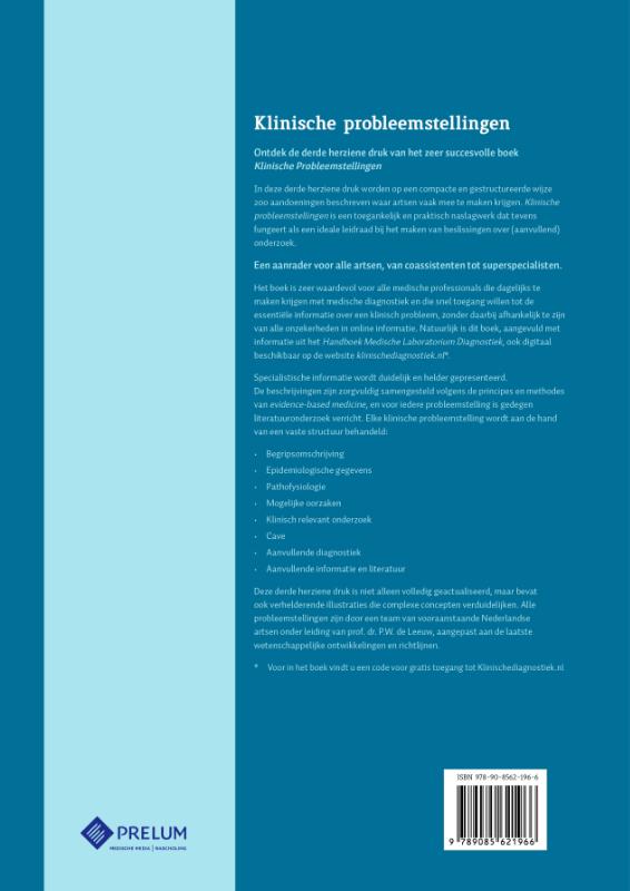 Achterkant van Klinische Probleemstellingen