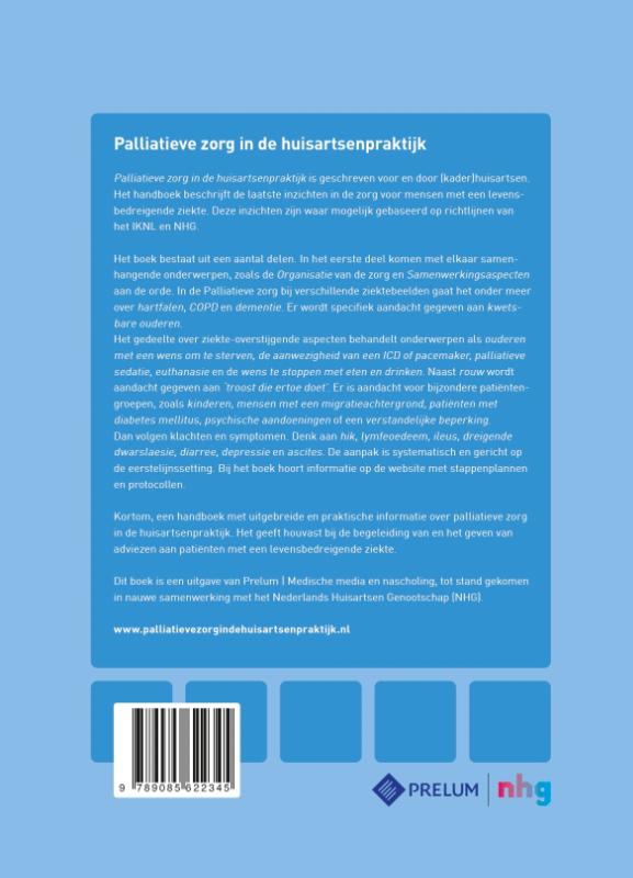 Achterkant van Palliatieve zorg in de huisartsenpraktijk