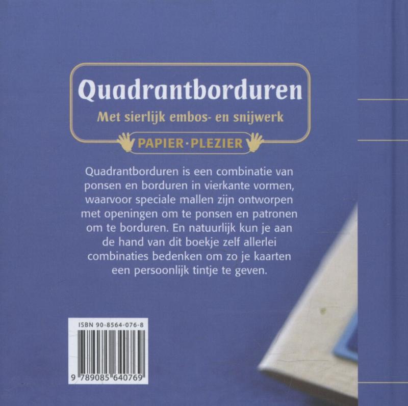 Achterkant van Quadrantborduren