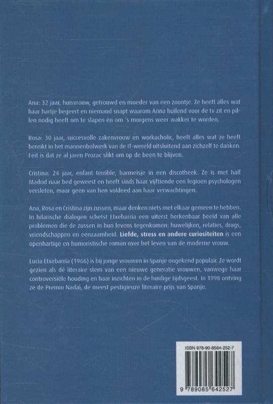 Achterkant van Liefde, stress en andere curiositeiten