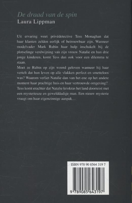 Achterkant van De draad van de spin