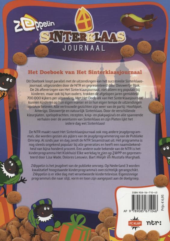 Achterkant van Sinterklaas