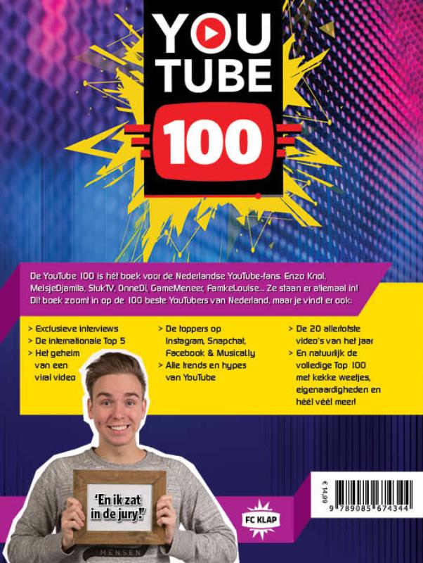 Achterkant van YouTube 100