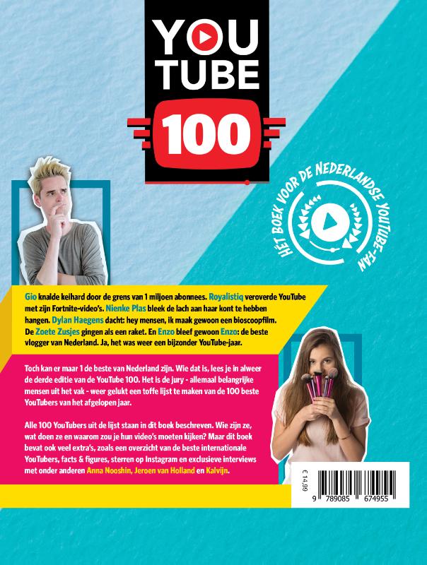 Achterkant van YouTube 100