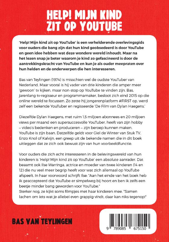 Achterkant van Help! Mijn kind zit op YouTube