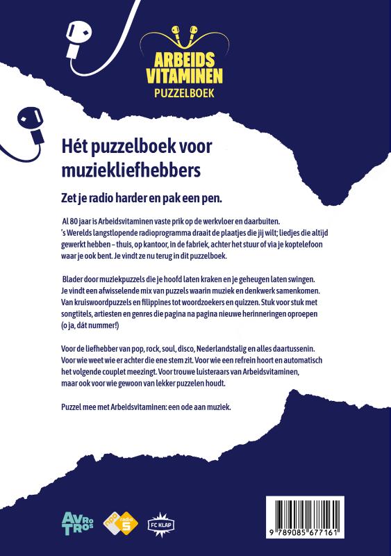 Achterkant van Puzzelboek arbeidsvitaminen