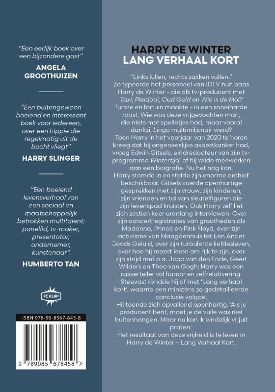 Achterkant van Harry de Winter - Lang verhaal kort