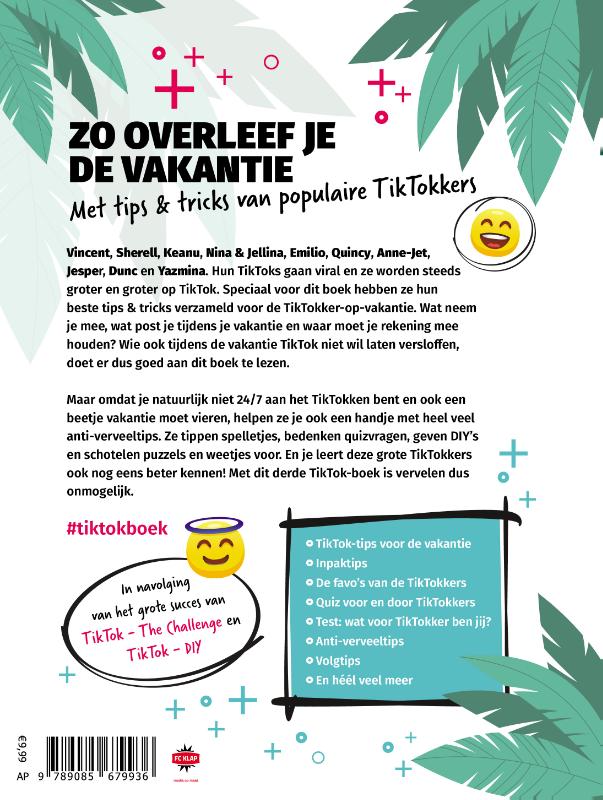 Achterkant van TikTok Vacay
