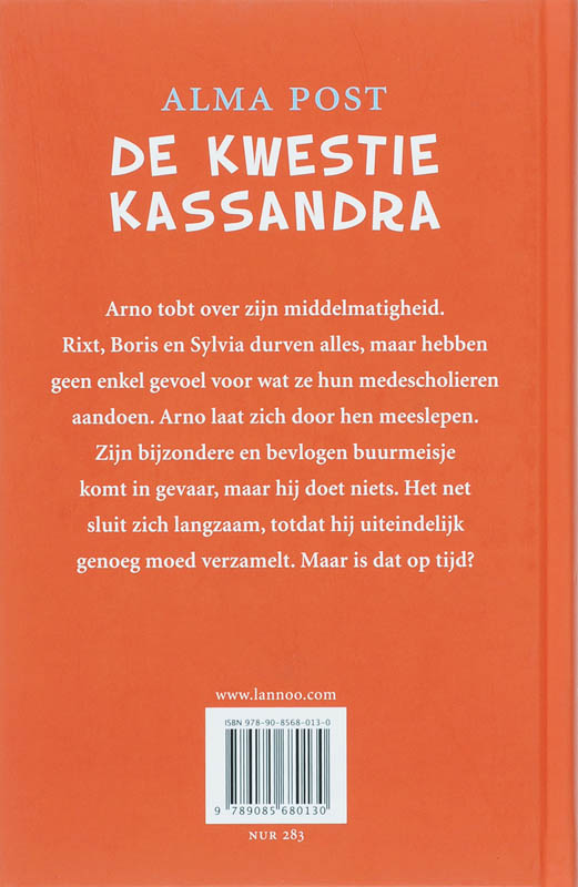 Achterkant van De kwestie Kassandra