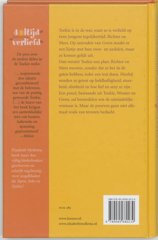 Achterkant van 4 altijd verliefd
