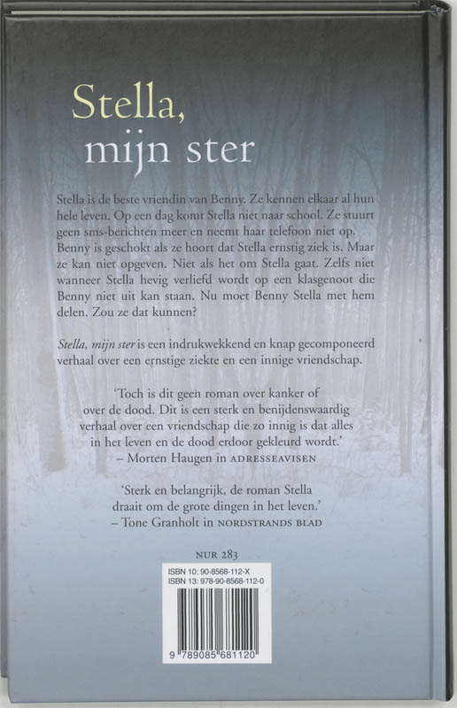 Achterkant van Stella, mijn ster
