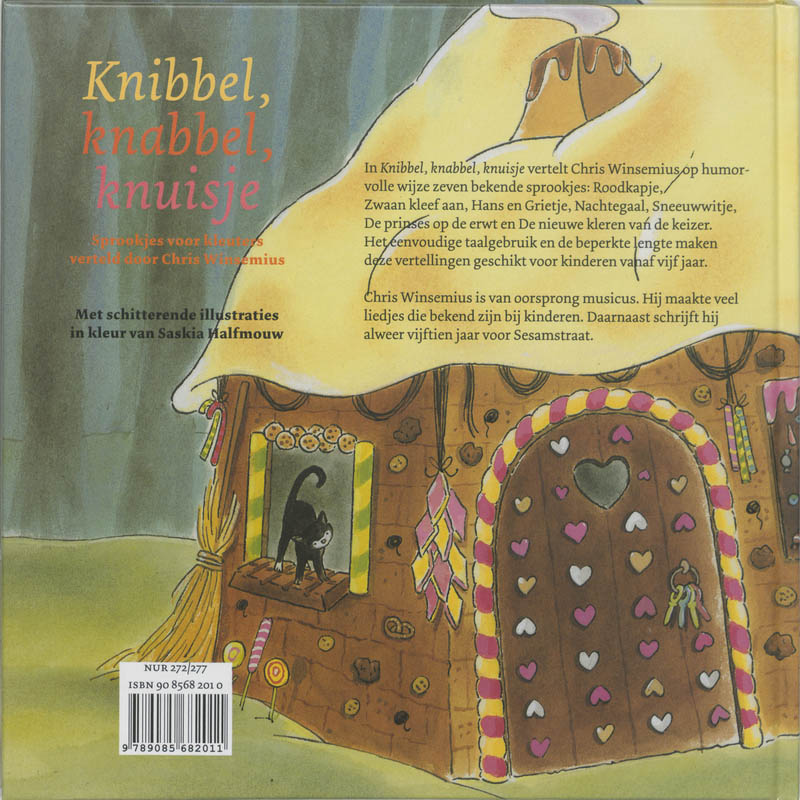 Achterkant van Knibbel, knabbel, knuisje