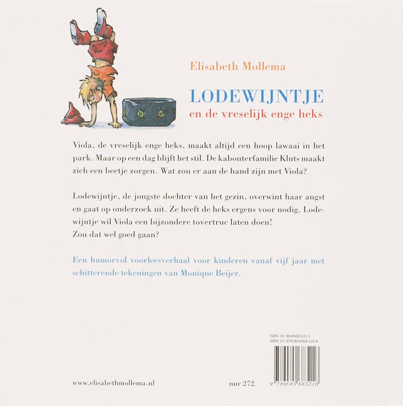 Achterkant van Lodewijntje en de vreselijk enge heks
