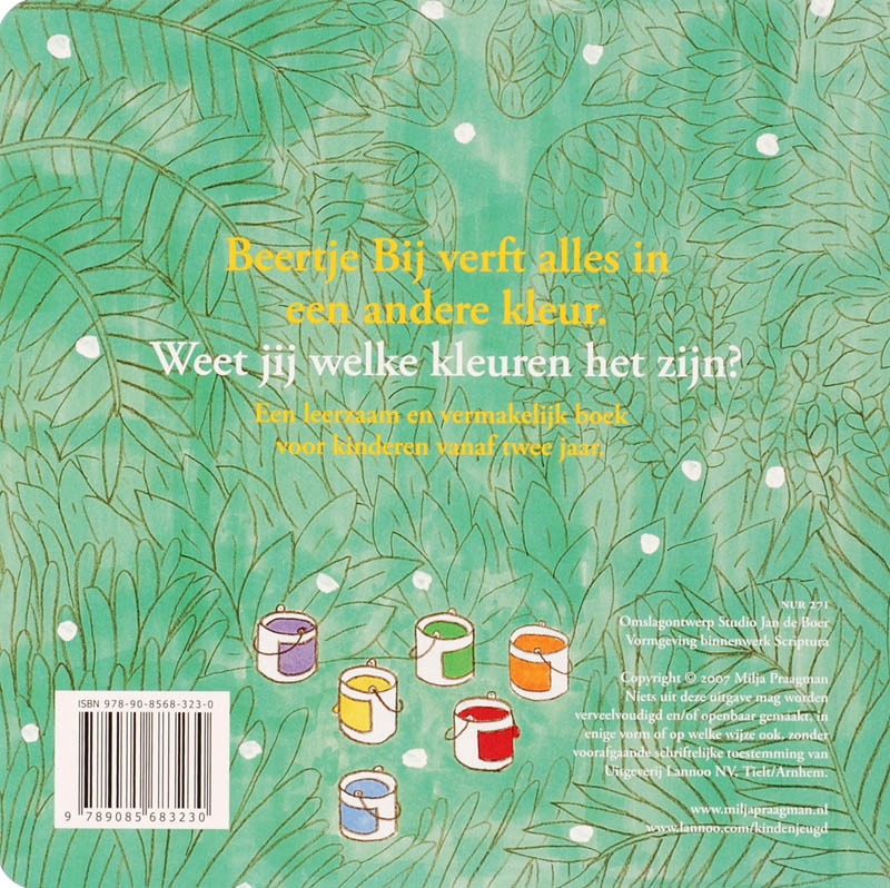 Achterkant van Beetje bij kleurt alles