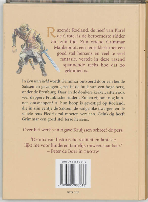 Achterkant van 1 een ware held