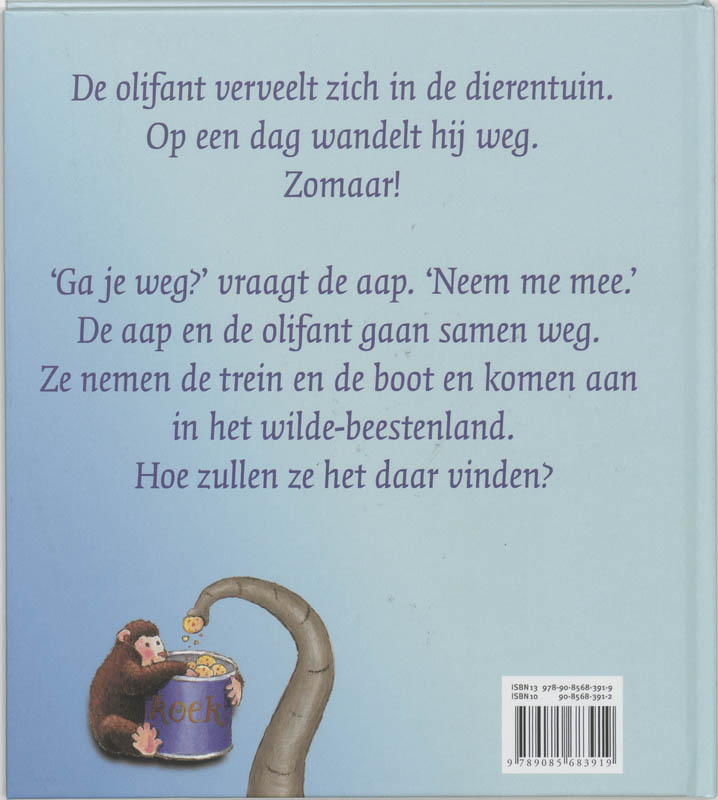 Achterkant van Olifant ontsnapt!