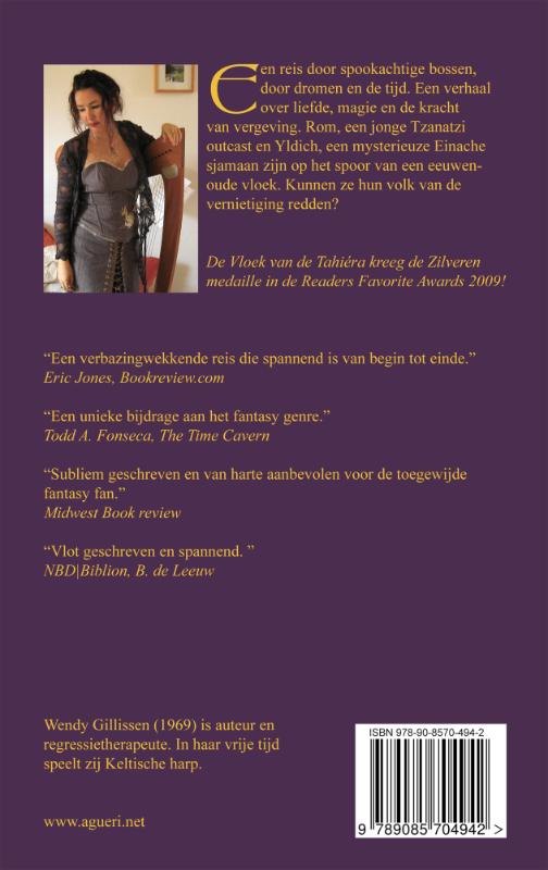 Achterkant van De vloek van de Tahiéra