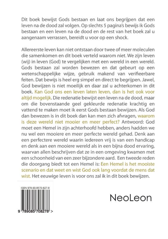 Achterkant van God komt ook eens bij u