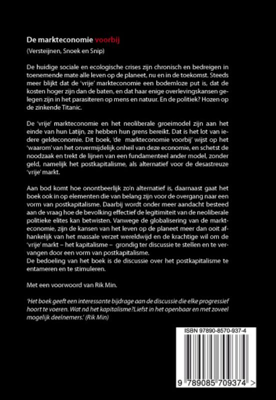 Achterkant van De markteconomie voorbij