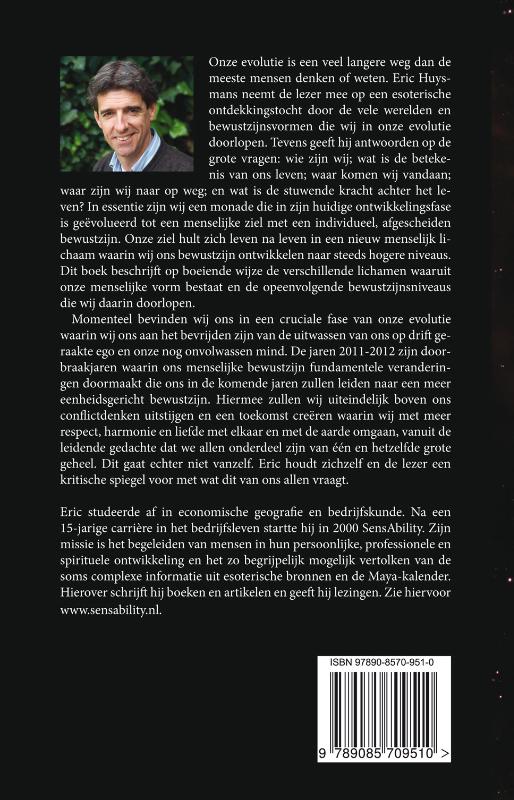 Achterkant van Doorbraak in onze evolutie