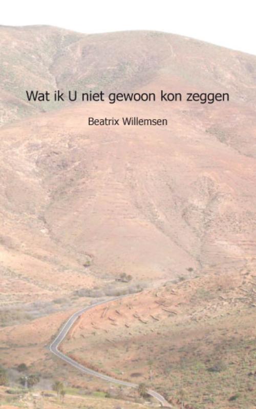 Achterkant van Wat ik u niet gewoon kon zeggen