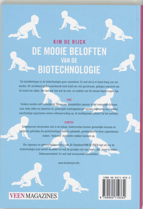 Achterkant van De mooie beloften van de biotechnologie