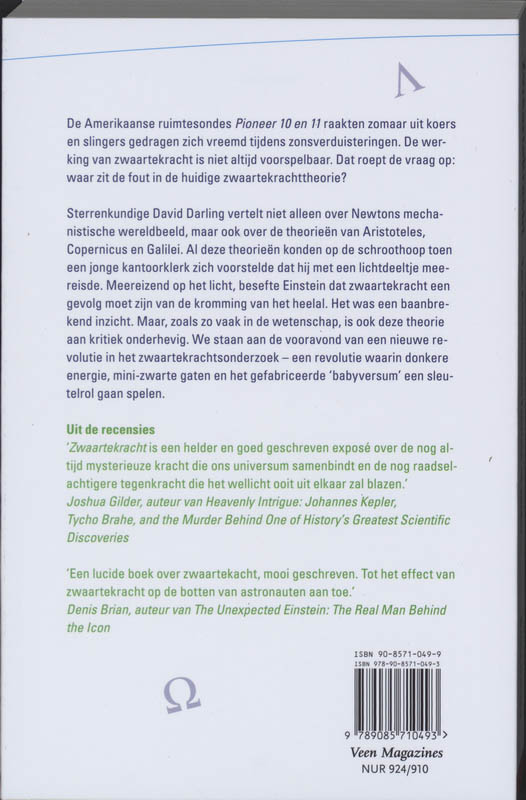 Achterkant van Zwaartekracht