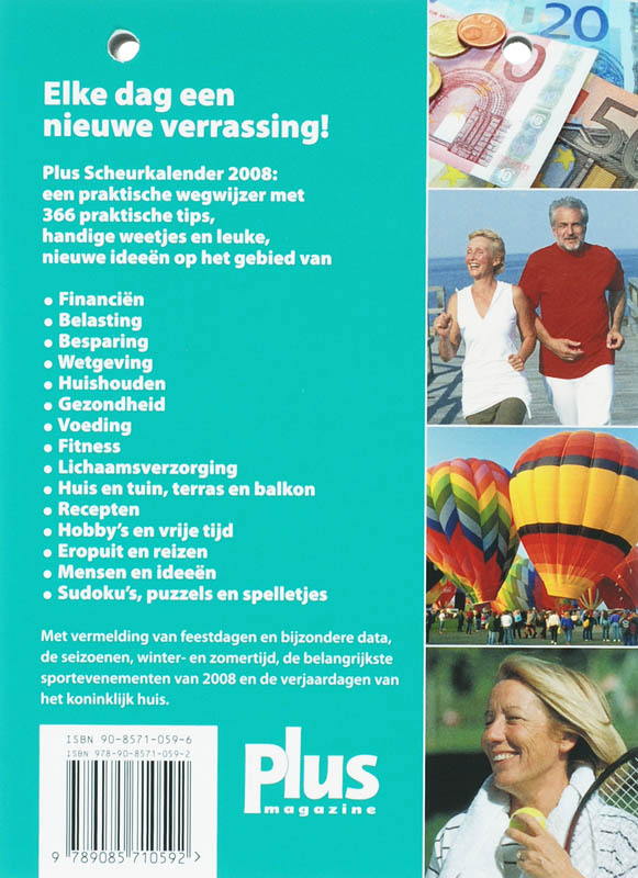 Achterkant van 2008