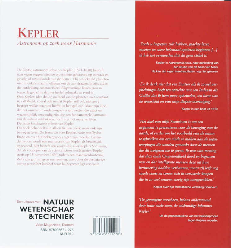 Achterkant van Kepler