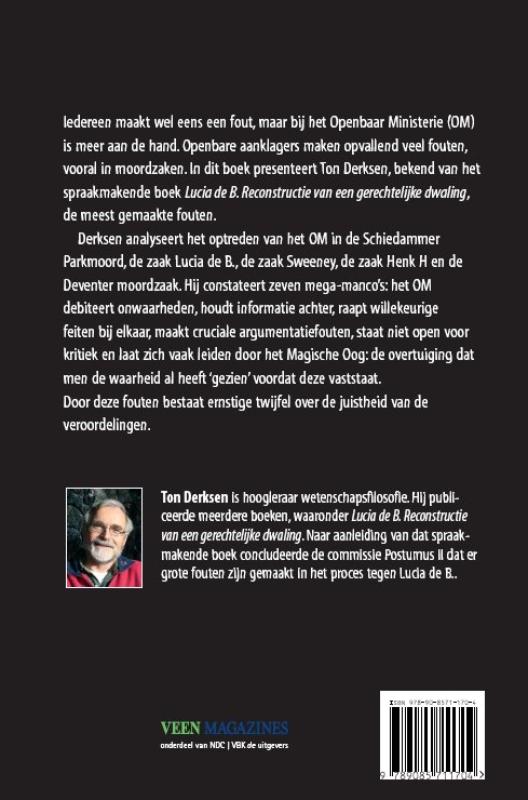 Achterkant van Het O.M. in de fout