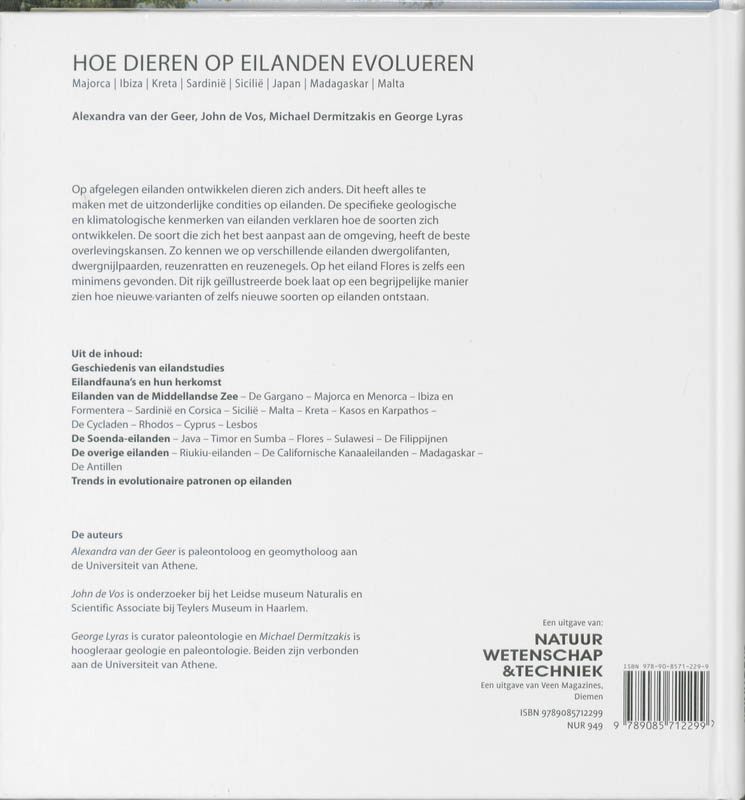 Achterkant van Hoe dieren op eilanden evolueren