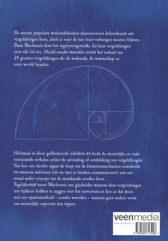 Achterkant van Heelal zonder woorden