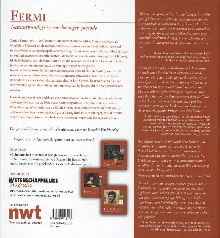 Achterkant van Fermi