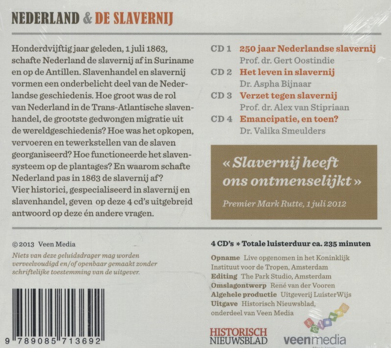 Achterkant van Nederland & de slavernij