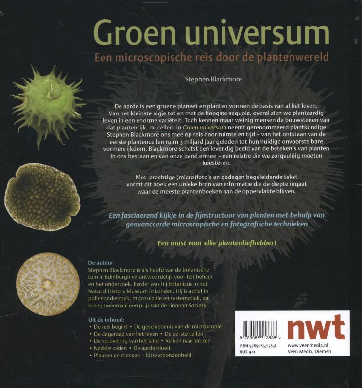 Achterkant van Groen universum