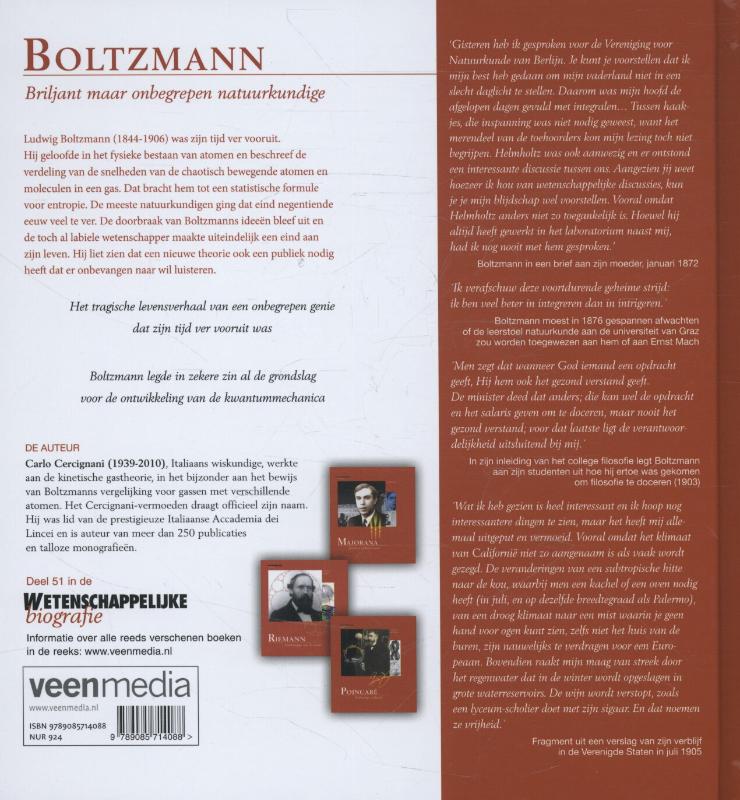 Achterkant van Boltzmann