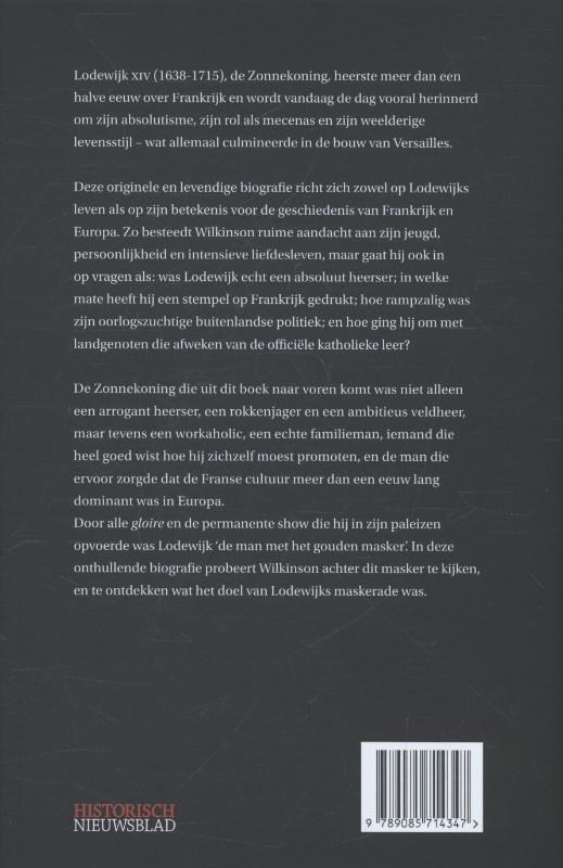 Achterkant van Lodewijk XIV