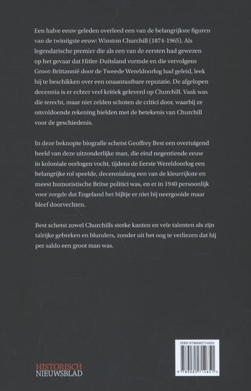 Achterkant van Churchill